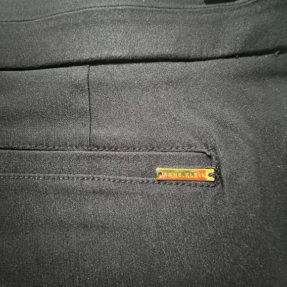 Anne Klein Navy Trousers with Gold Accents Size 8 NWT - Picture 5 of 8